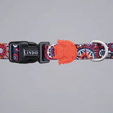 Lindo Large Dog Collar Stylish Patterned Accessory 46-70cm