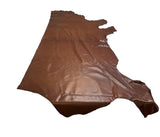 Brandy Distressed Natural Grain Deer-Tanned Cowhide – Full Grain, Saddle-Tanned Style, Wax Finish, 1.1–1.3 mm (3 oz), ~20 Sq Ft