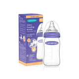 Lansinoh Glass Feeding Bottle 160ml + NaturalWave Bottle Teat Slow Flow