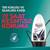 Rexona Invisible Black & White Women Roll-On Deodorant 50ml | 72 Hour Protection