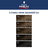 Men Perfect Hair Color 50 Light Brown - Quick Application | Natural Look