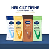 Vaseline Cocoa Glow Body Lotion - 48 Hour Moisturization, Ultra Hydrating Lipid Formula, Non-Greasy Texture for Dry Skin