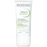 Bioderma Sebium Sensitive 30 Ml - Sensitive Skin Care for Acne-Prone Skin, Hypoallergenic & Fragrance-Free