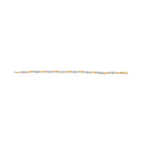 10k Gold 1/3 Cttw Diamond Miracle Set Alternating Bar and Link Bracelet (I-J Color, I1-I2 Clarity) - 7.75" Inches
