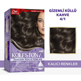 Wella Koleston Kit 4/1 Mysterious Ash Brown Hair Dye