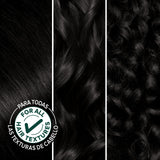 Garnier Nutrisse Ultra Creme 1 Black Hair Dye - Vegan Hair Dye, Nourishing Hair Color