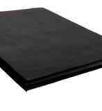 Black Crazy Horse Cowhide – Distressed Wax/Oil Finish, 1.8–2.0 mm (4–5 oz), Pre-Cut Leather Sheets (8.5" × 11")