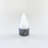 Petrix LED Candle Set with Christmas Tree Decoration - Flameless Candles for Ambiance and Safety