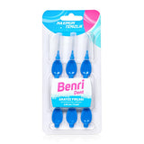 Benri Interdental Brush 0.60 mm - Blue, Effective Oral Hygiene for Braces, Bridges & Dentures