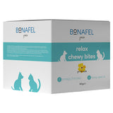 Bonafel Anti-Stress Chewable Tablets for Cats and Dogs - Natural Stress Relief, Omega 3-6 Supplement, Calming Treats for Pets