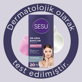 Sesu Sensitive Skin Wax Strips for Facial & Body Hair Removal - Gentle, Sugar-Free, Calendula Infused