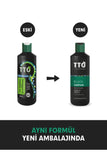 TTO Black Hair and Body Shampoo 500ml - Natural Multipurpose Cleanser for Simplified Routine