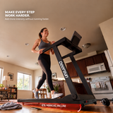 DeerRun All-New 2026 A1 Pro Move+ Smart Foldable Treadmill with 6% Incline & NFC | 350 lbs, 10 mph, Black