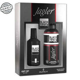 Jagler Black Magic Men's Fragrance Set: Long Lasting Woody Spicy Cologne & Deodorant for the Modern Man