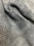 Black Brush Off Distressed Natural Grain Cowhide Leather Skins
