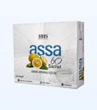 HHS Assa 60 Lemon Flavored Herbal Tea | Natural Energy & Balance | 60 Tea Bags