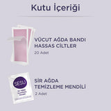 Sesu Sensitive Skin Wax Strips - Easy Hair Removal for Short Hair, Sugar-Free Formula