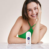 Nivea Women's Roll-on Deodorant Powder Touch - 48-Hour Protection, Sensitive Skin Friendly
