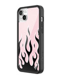 Flames | Pink & Black iPhone Case