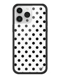 Polka Dot | White and Black iPhone Case