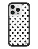 Polka Dot | White and Black iPhone Case