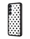 Polka Dot | White and Black Samsung Galaxy Case