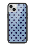 Polka Dot | Blue and Navy Blue iPhone Case