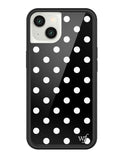 Polka Dot | Black and White iPhone Case