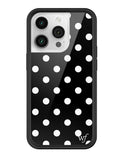 Polka Dot | Black and White iPhone Case