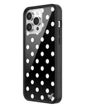 Polka Dot | Black and White iPhone Case