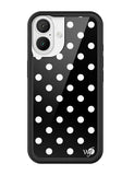 Polka Dot | Black and White iPhone Case