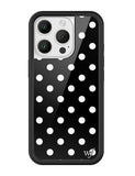 Polka Dot | Black and White iPhone Case