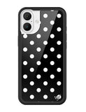 Polka Dot | Black and White iPhone Case