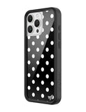 Polka Dot | Black and White iPhone Case