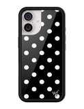 Polka Dot | Black and White iPhone Case
