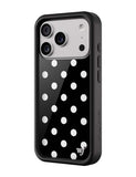 Polka Dot | Black and White iPhone Case