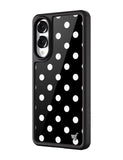 Polka Dot | Black and White Samsung Galaxy Case
