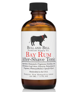 Bay Rum Aftershave Tonic - by Bull and Bell Premium Supply Co. - Premium Aftershave from Herdzco Supplies - Just $19.99! Shop now at Herdzco Supplies