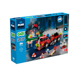 Plus Plus Construction Toy Set - 500 Piece Fire Department Themed Educational Building Blocks for Kids - Enhances Creativity, Fine Motor Skills, and Problem-Solving