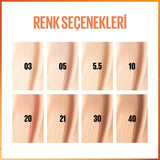 Maybelline Super Stay Skin Tint Foundation: Vitamin C, 24H Wear, Hydrating, Brightening - Natural Finish Skin Tint