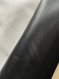 Black Classic Cowhide – Chrome-Tanned Automotive and Furniture Upholstery Leather, Full Aniline Finish, Top Grain, 1.0–1.2 mm (~3 oz), ~45 Sq Ft Whole Hide