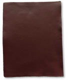Burgundy Natural Grain Deer-Tanned Cowhide –  Full Aniline Finish, 1.1–1.3 mm (3 oz), Pre-Cut Leather Sheets (8.5" × 11")
