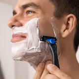 Bic Flex3 Hybrid Razor with Titanium Blades - Ergonomic Handle, Recyclable, Sensitive Skin Shaving Solution for Men