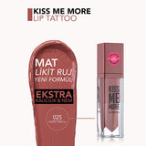 Flormar Liquid Matte Lipstick - Long Lasting, Moisturizing Lip Color with 24-Hour Hydration - Kiss Me More Ekstra Kalıcı Likit Mat Ruj