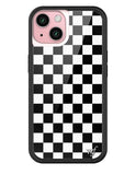 Checkers | Black iPhone Case