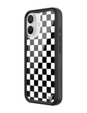 Checkers | Black iPhone Case
