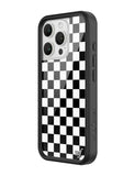 Checkers | Black iPhone Case