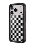 Checkers | Black iPhone Case