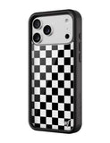 Checkers | Black iPhone Case