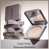 Note Cosmetique Pure Guard Compact Powder Matte Finish 120 Beige Harmony